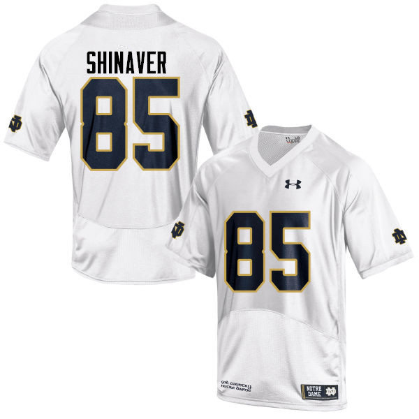 Men #85 Arion Shinaver Notre Dame Fighting Irish College Football Jerseys-White